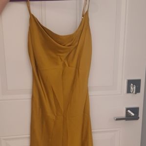Zara cowl neck slip dress